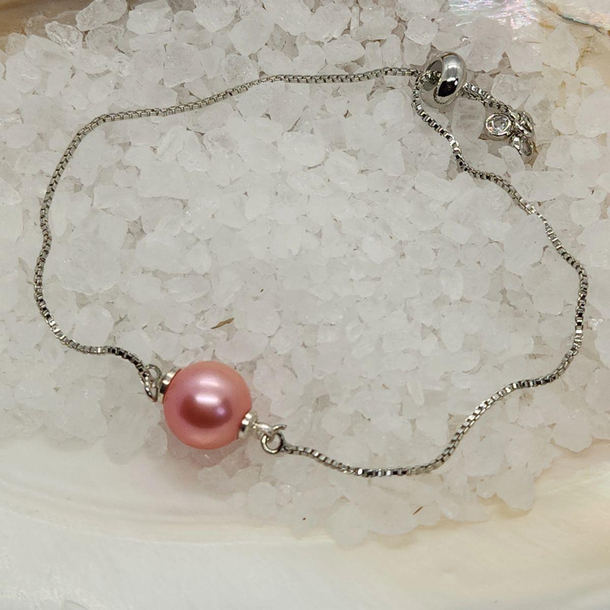 Pre-Made Box Chain Slider Bracelet