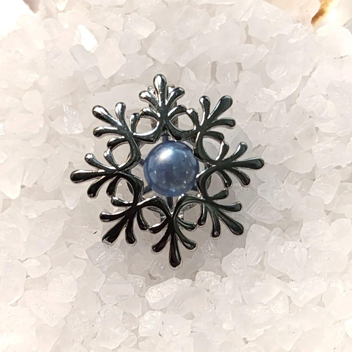 Snowflake Cage In Sterling Silver