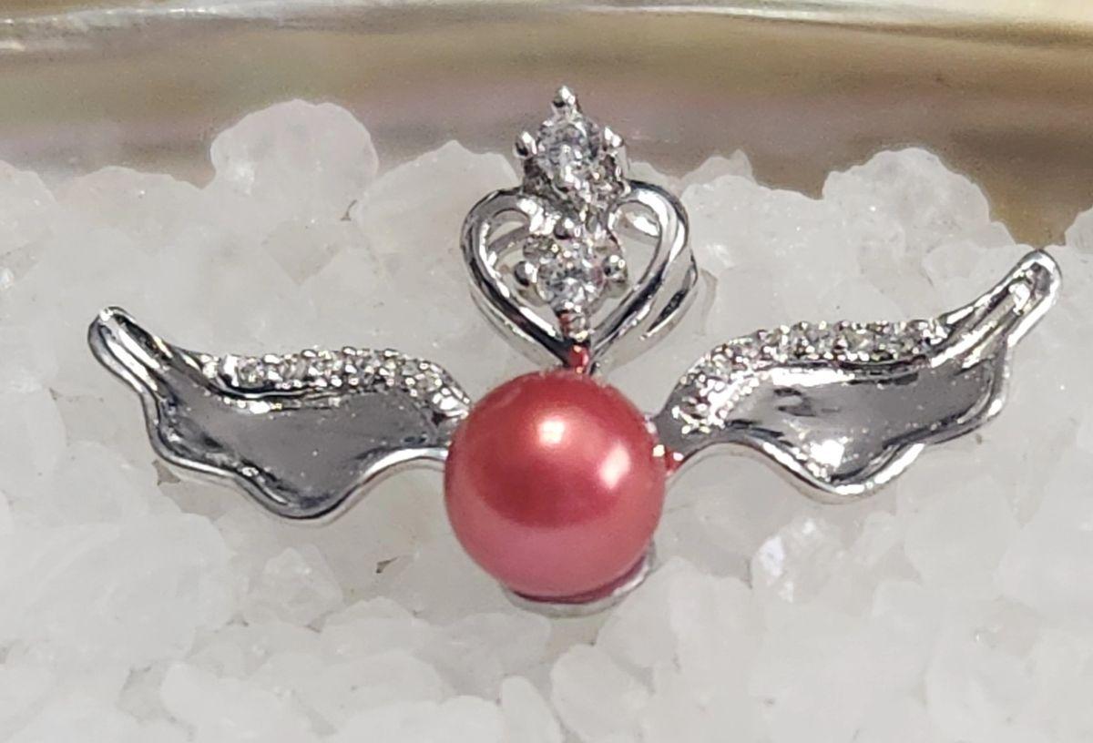 Angel Wing Pendant Setting In Sterling Silver