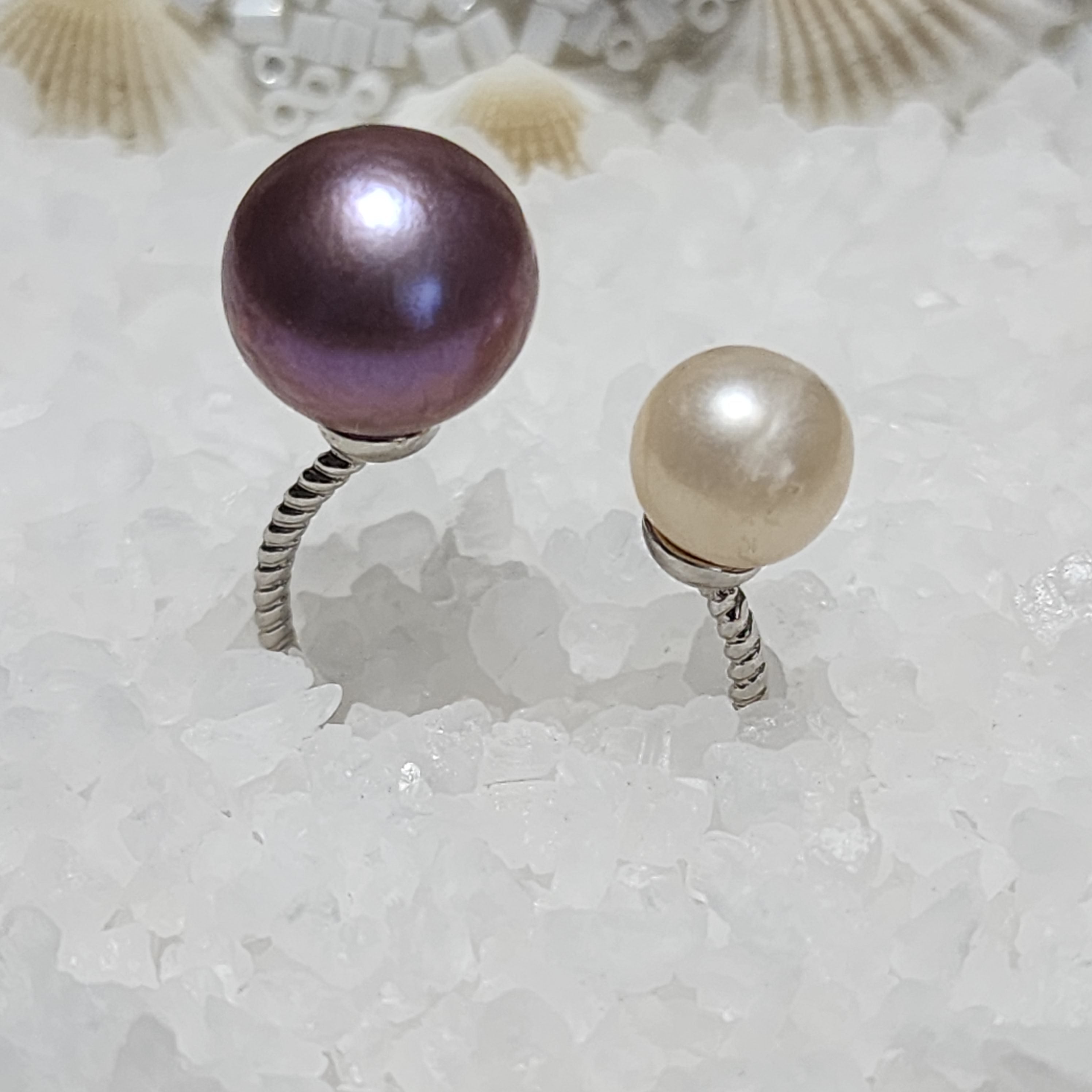 April's Twisted Horseshoe Ring Setting