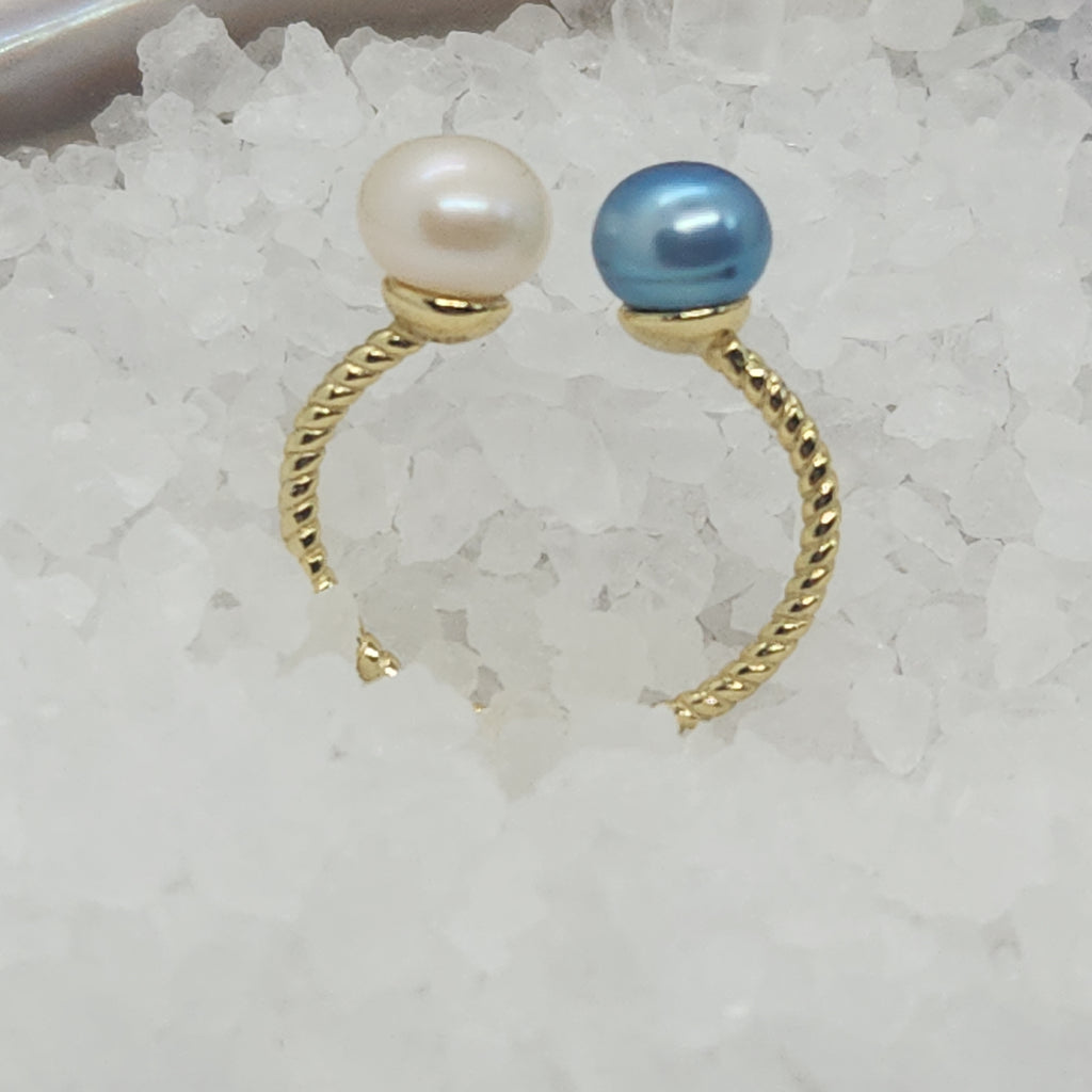 April's Twisted Horseshoe Ring Setting