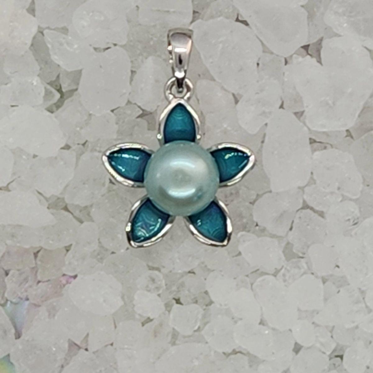 Blue Petals Flower Pendant Setting