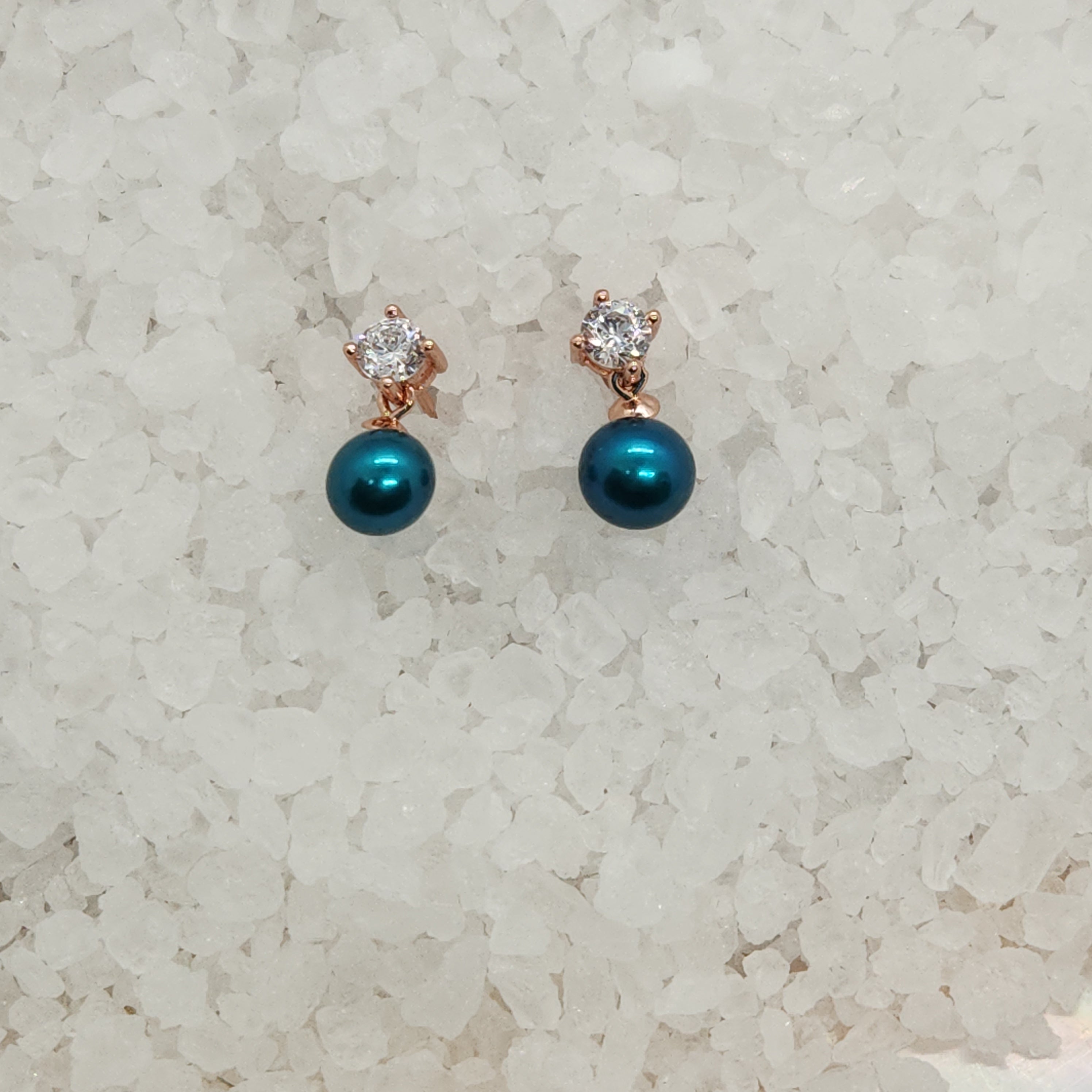 CZ Topped Stud Earring Settings