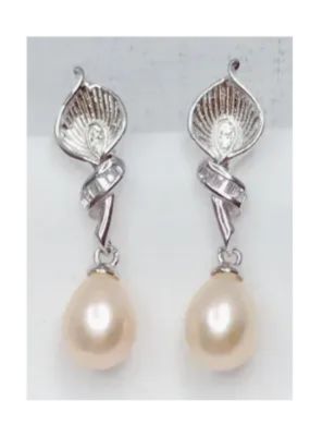 Calla Lily Dangle Earring Settings