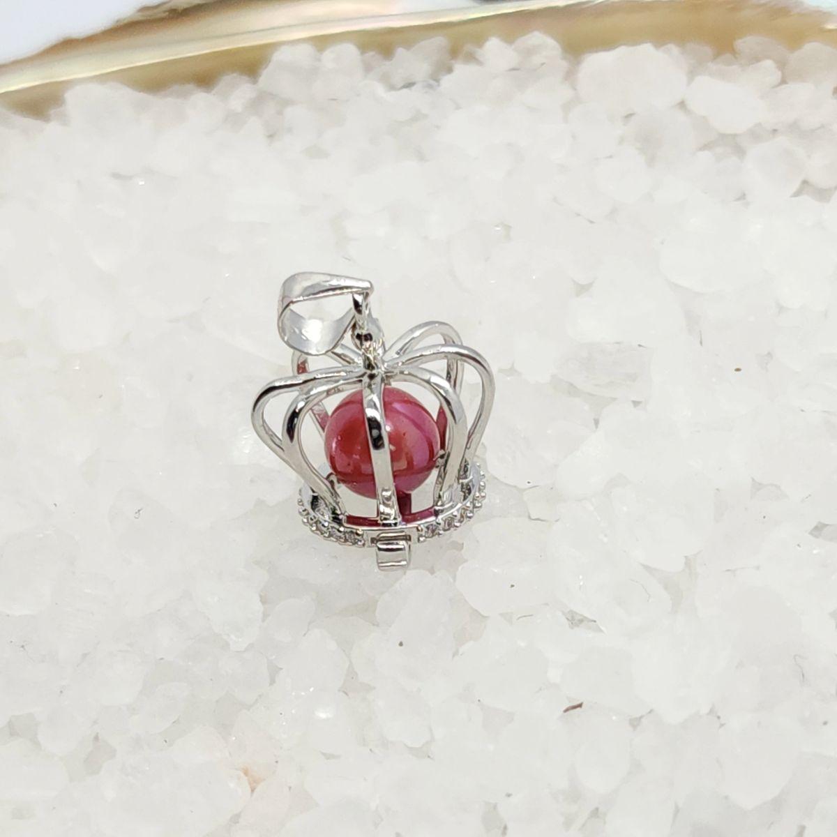Crown Cage In Sterling Silver