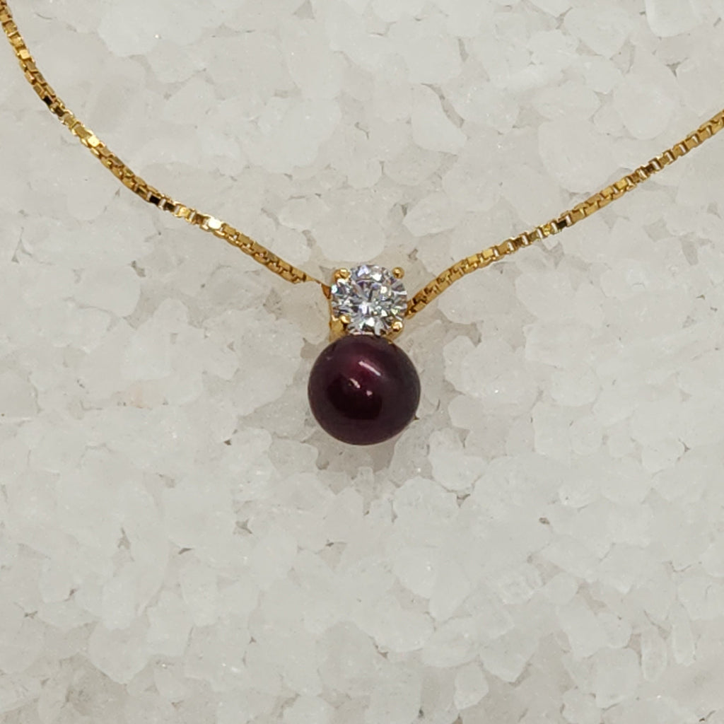 Cubic Zirconia Slider Necklace Setting