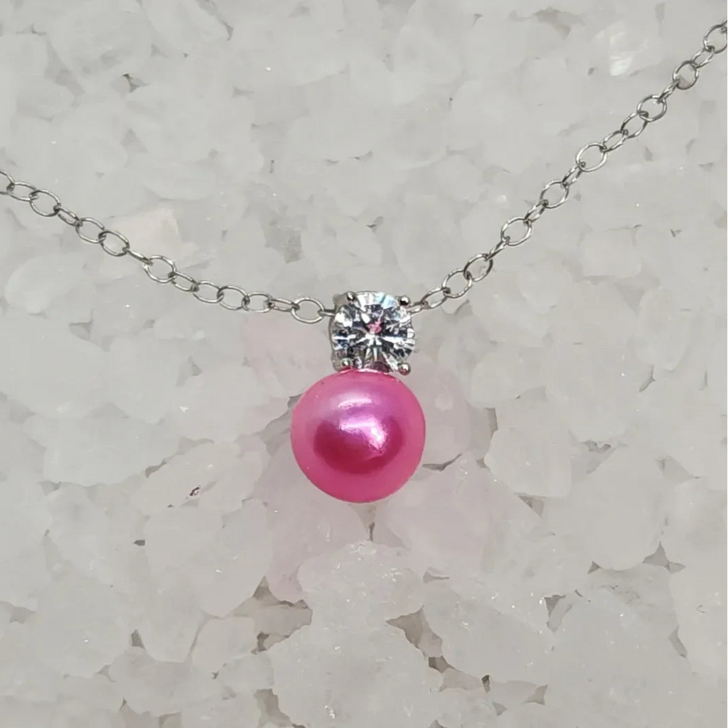 Cubic Zirconia Slider Necklace Setting