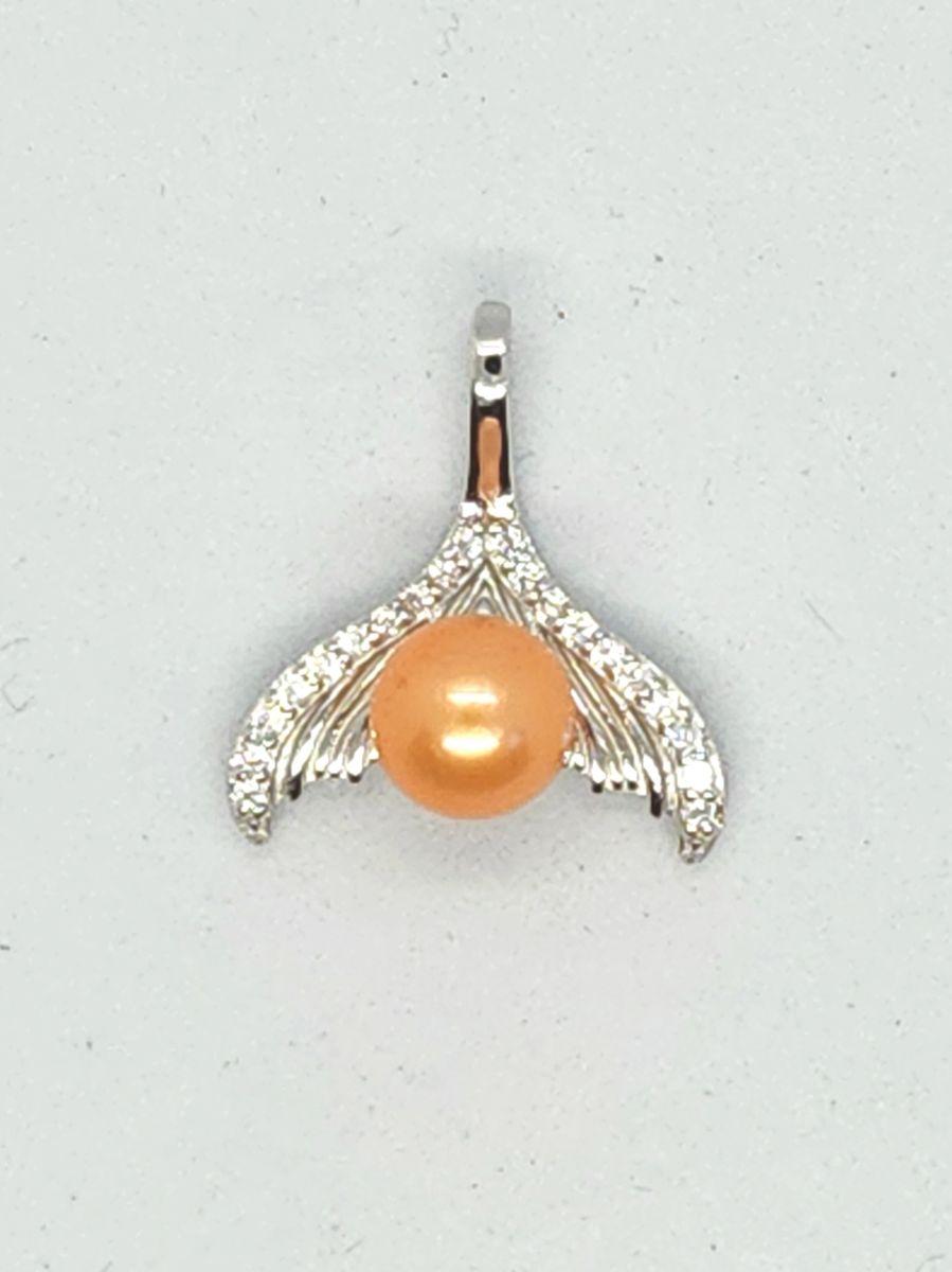 Dolphin Tail Pendant Setting