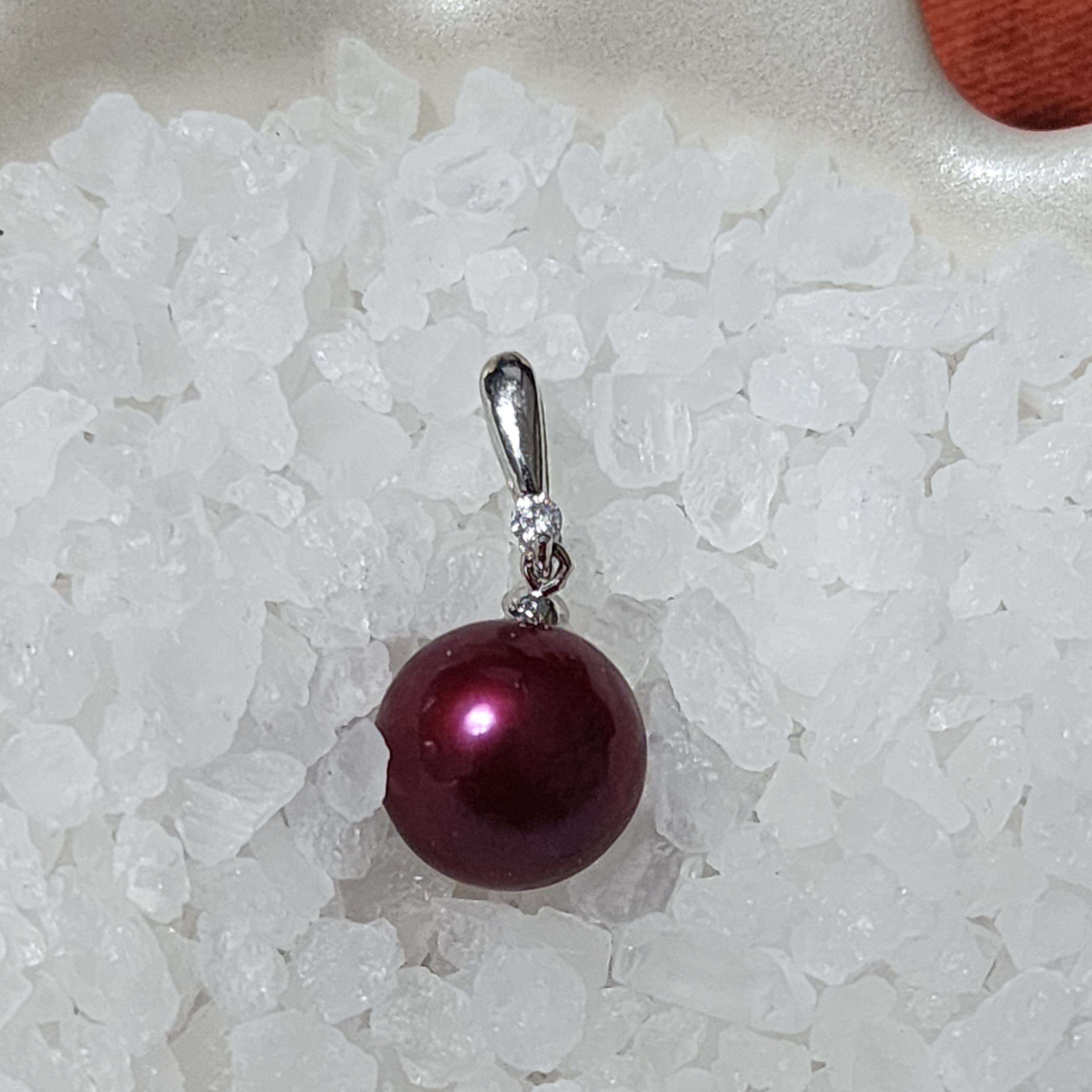 Drop Bail With Single CZ Pendant Setting