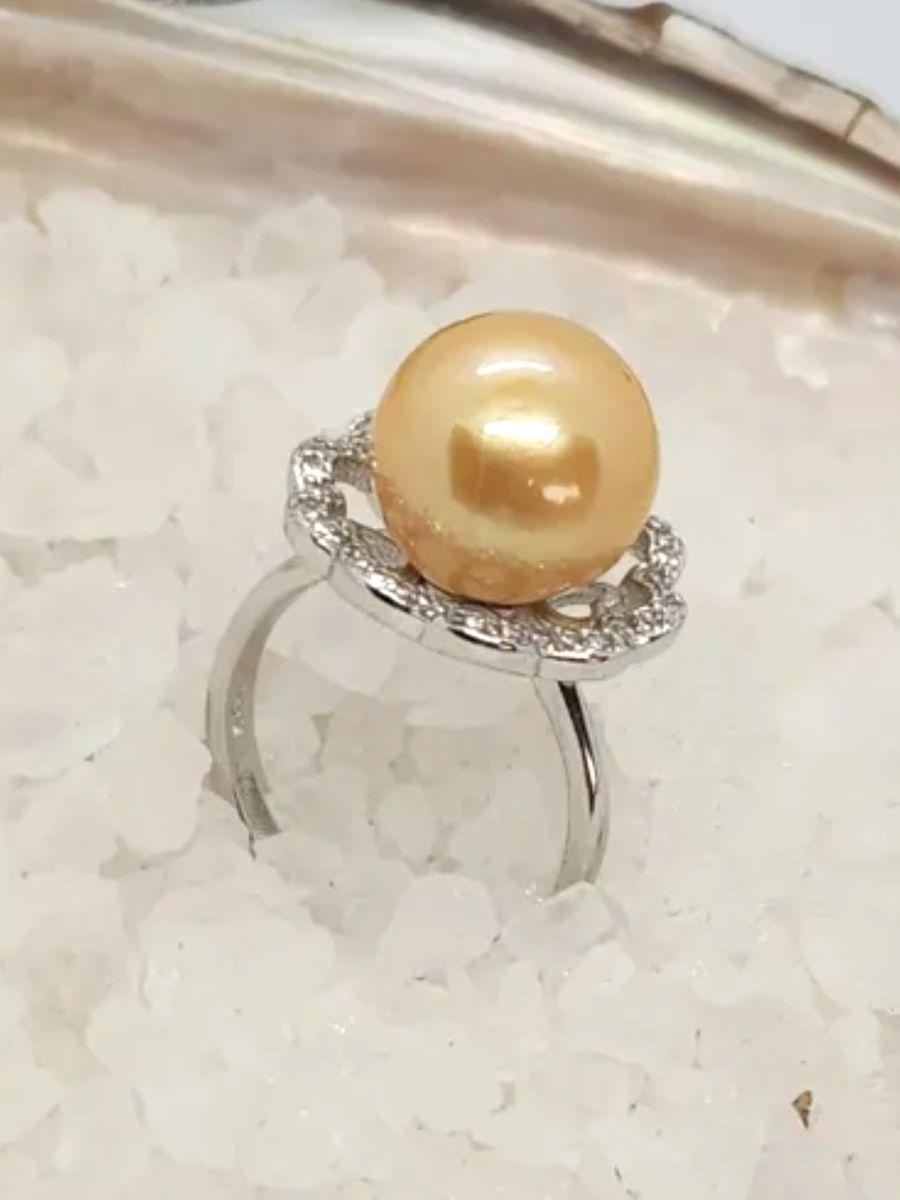 Edison Zirconia Flower Adjustable Ring Setting