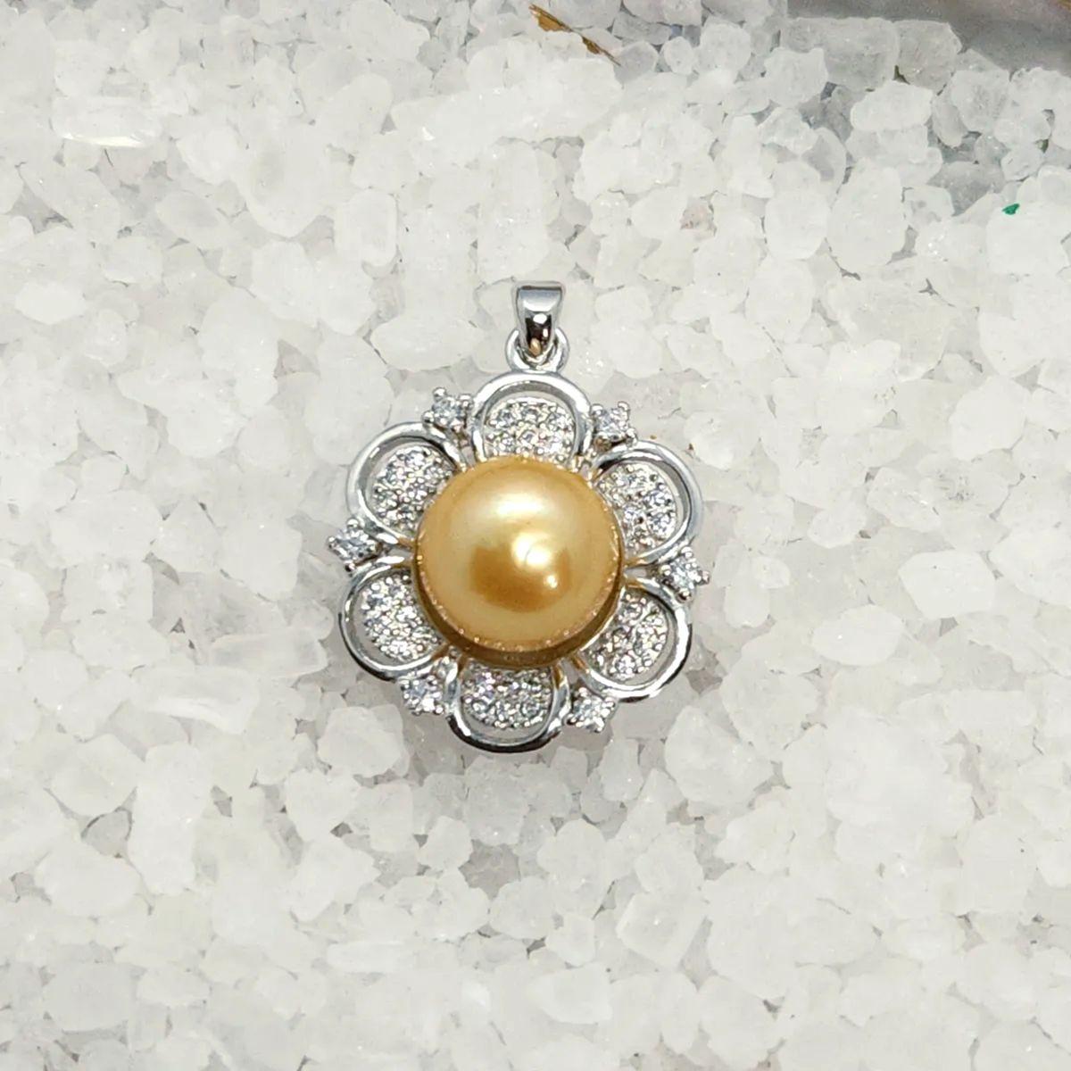 Edison Zirconia Flower Pendant Setting