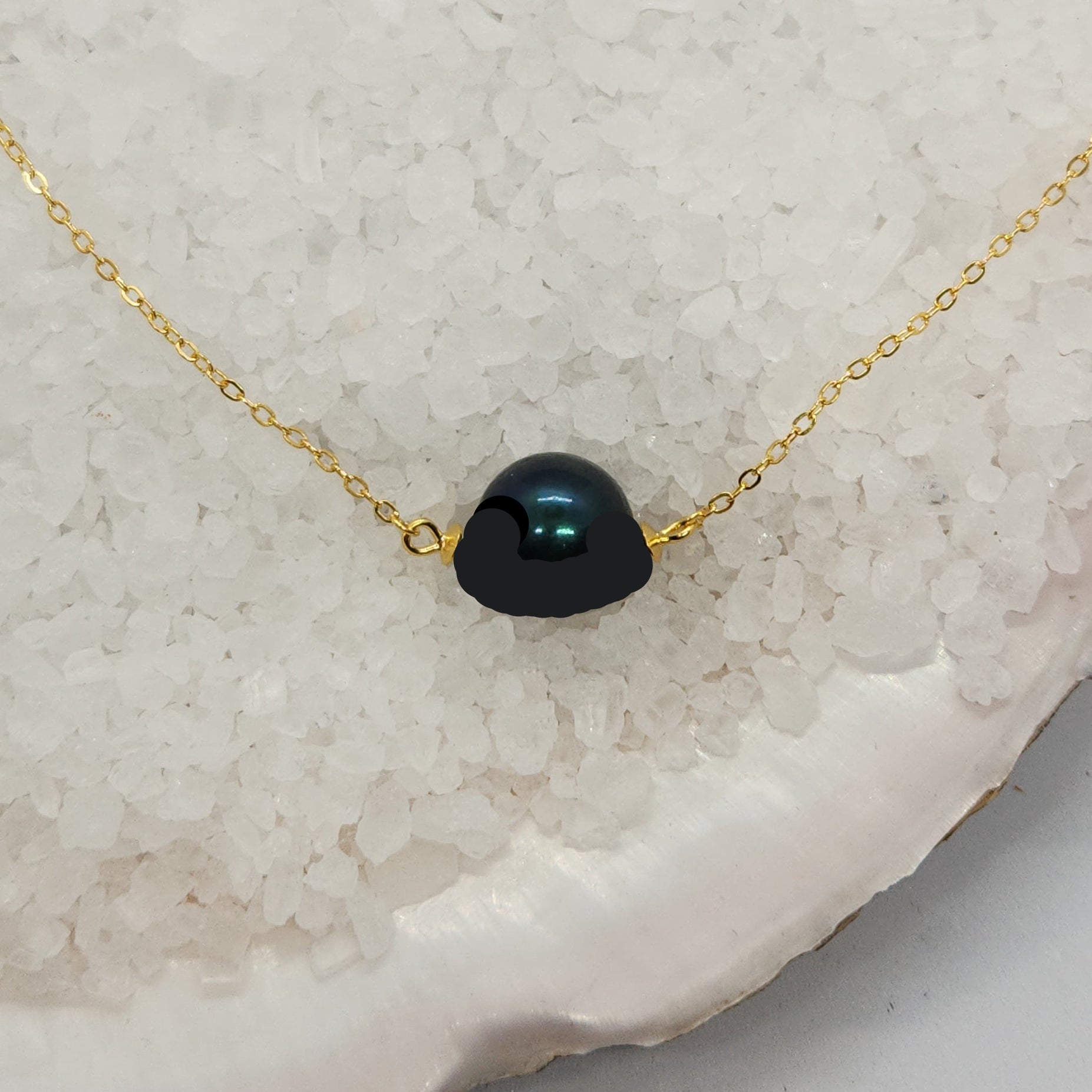 Floating Pearl Necklace Setting