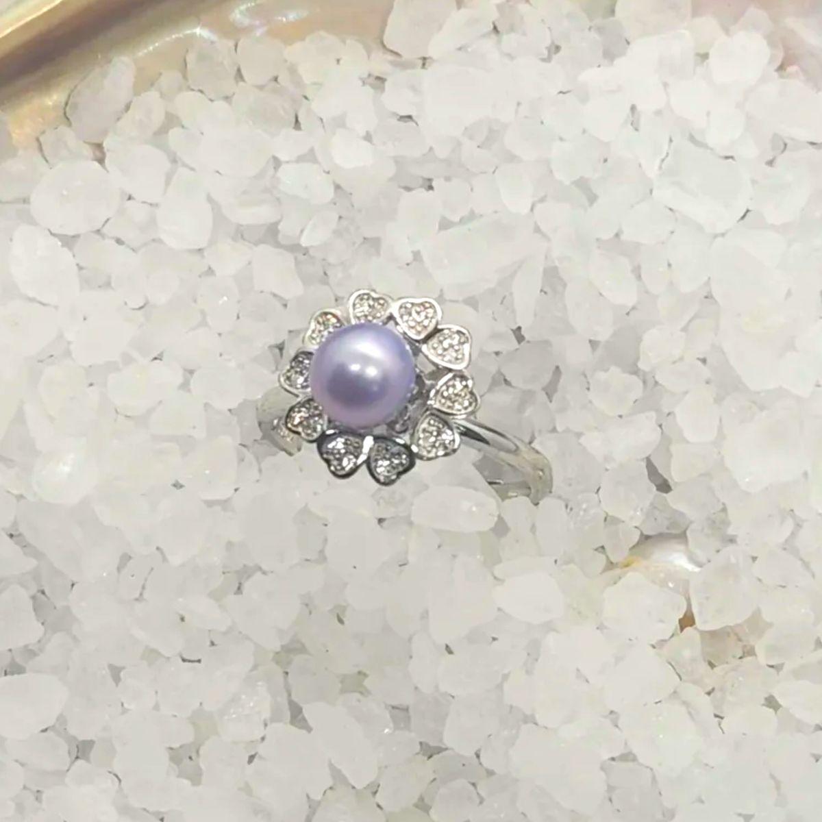 Heart Halo Spinner Adjustable Ring Setting