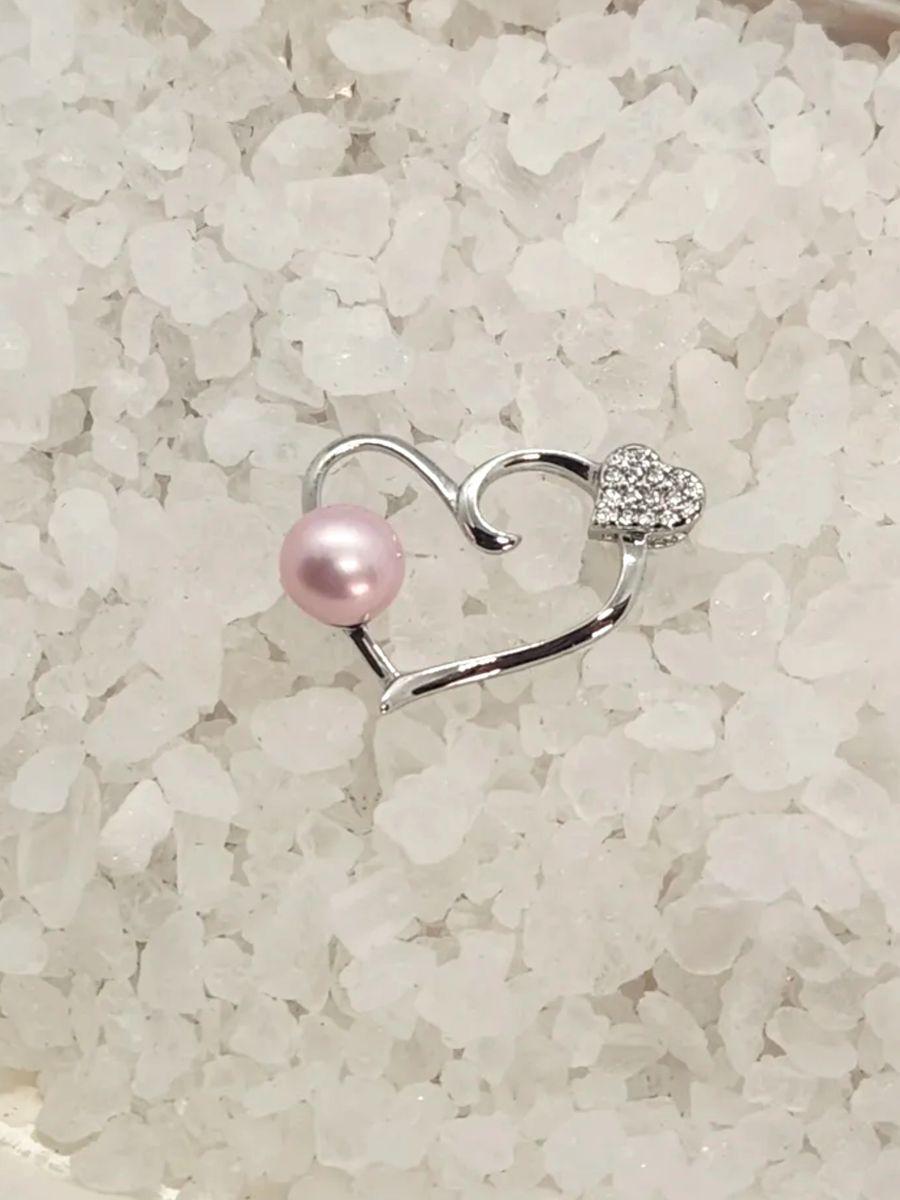 Heart Rhinestone Bail Drop Pendant Setting