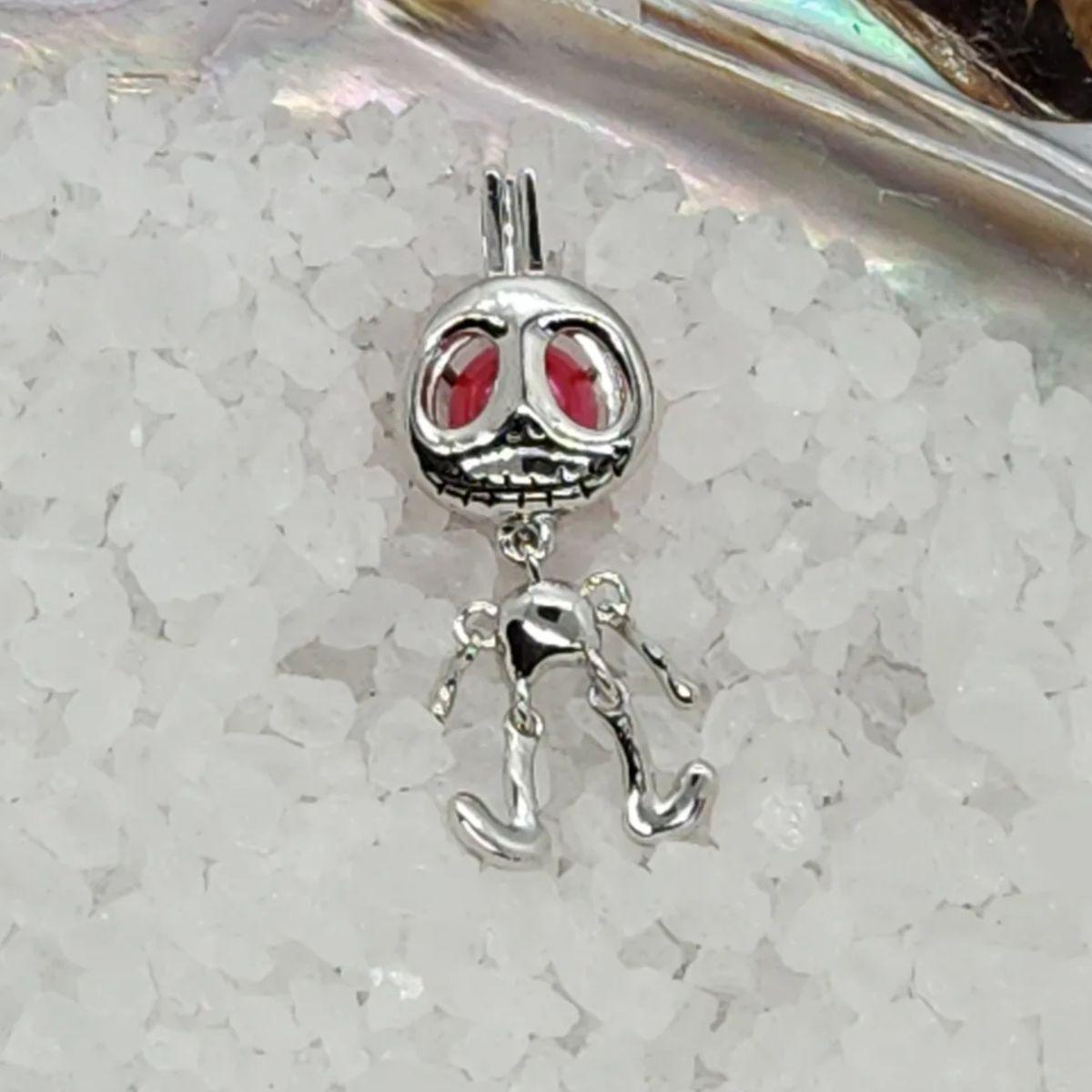 Jack Skeleton Sterling Silver Cage