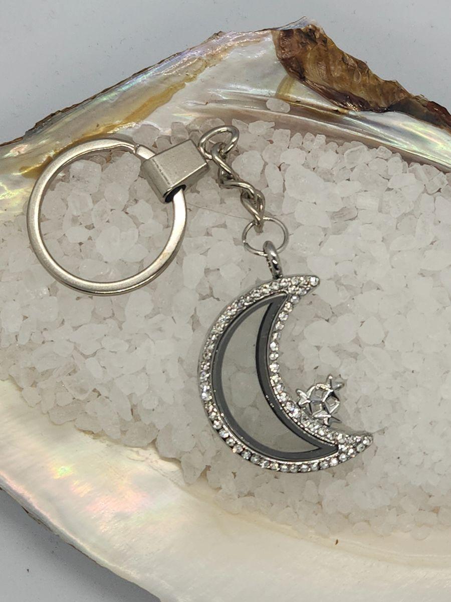 Moon & Stars Locket Keychain