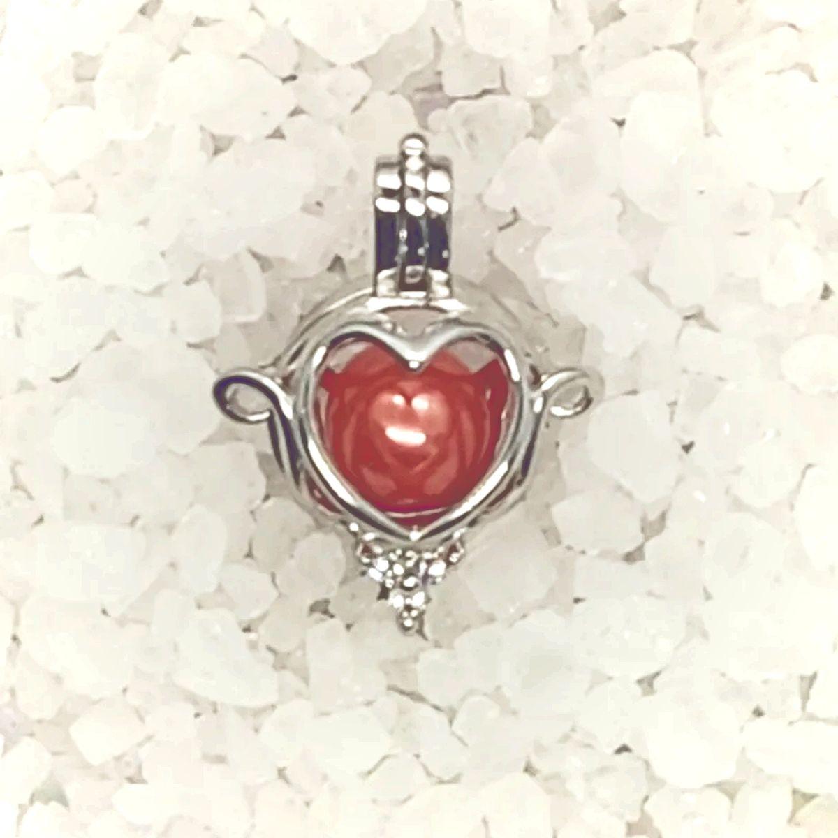 Open Heart Cage In Sterling Silver