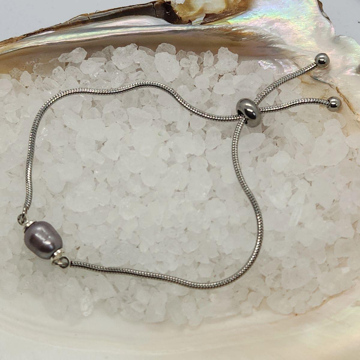Pre-Made Stainless Steel Slider Bracelet