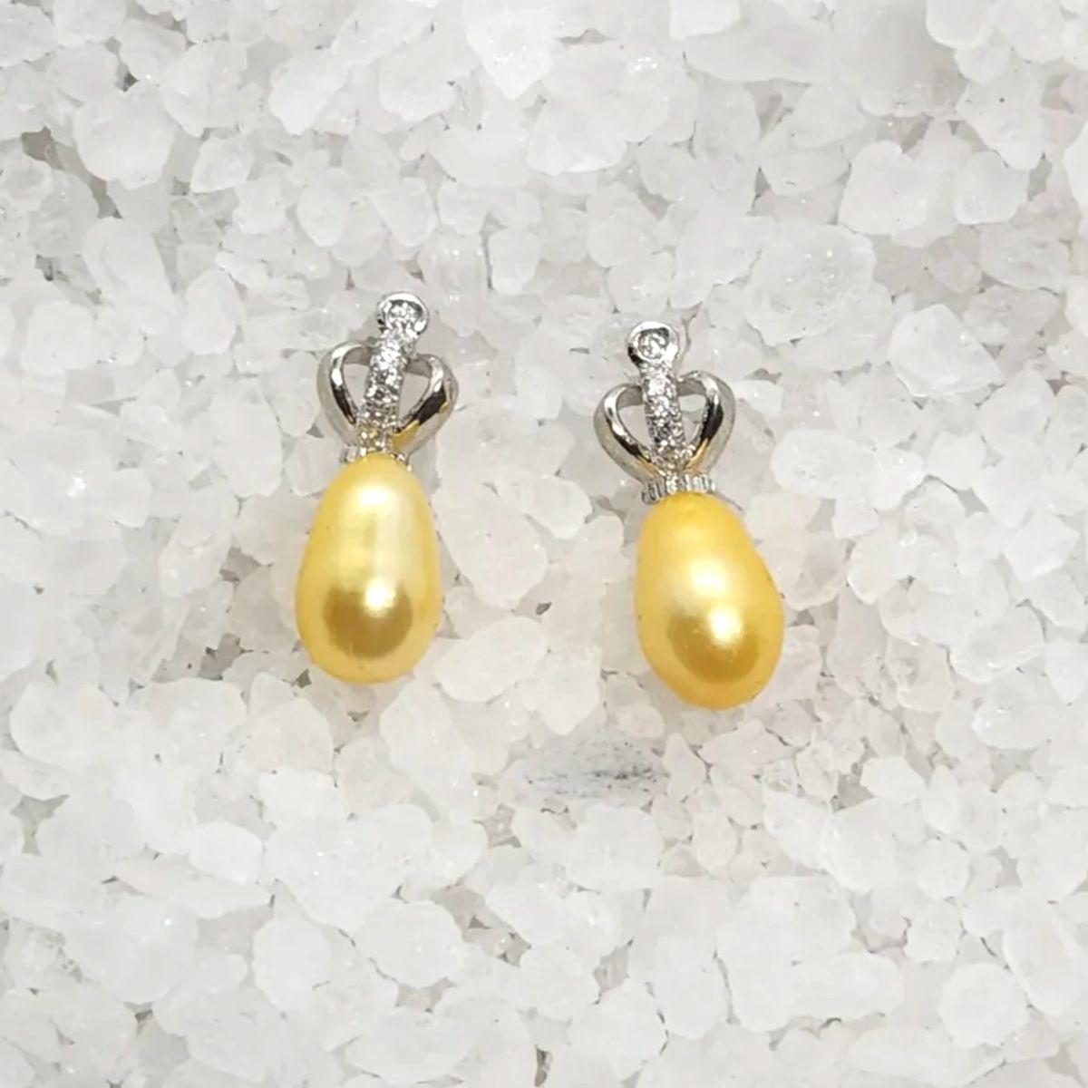 Queens Crown Stud Earrings Setting