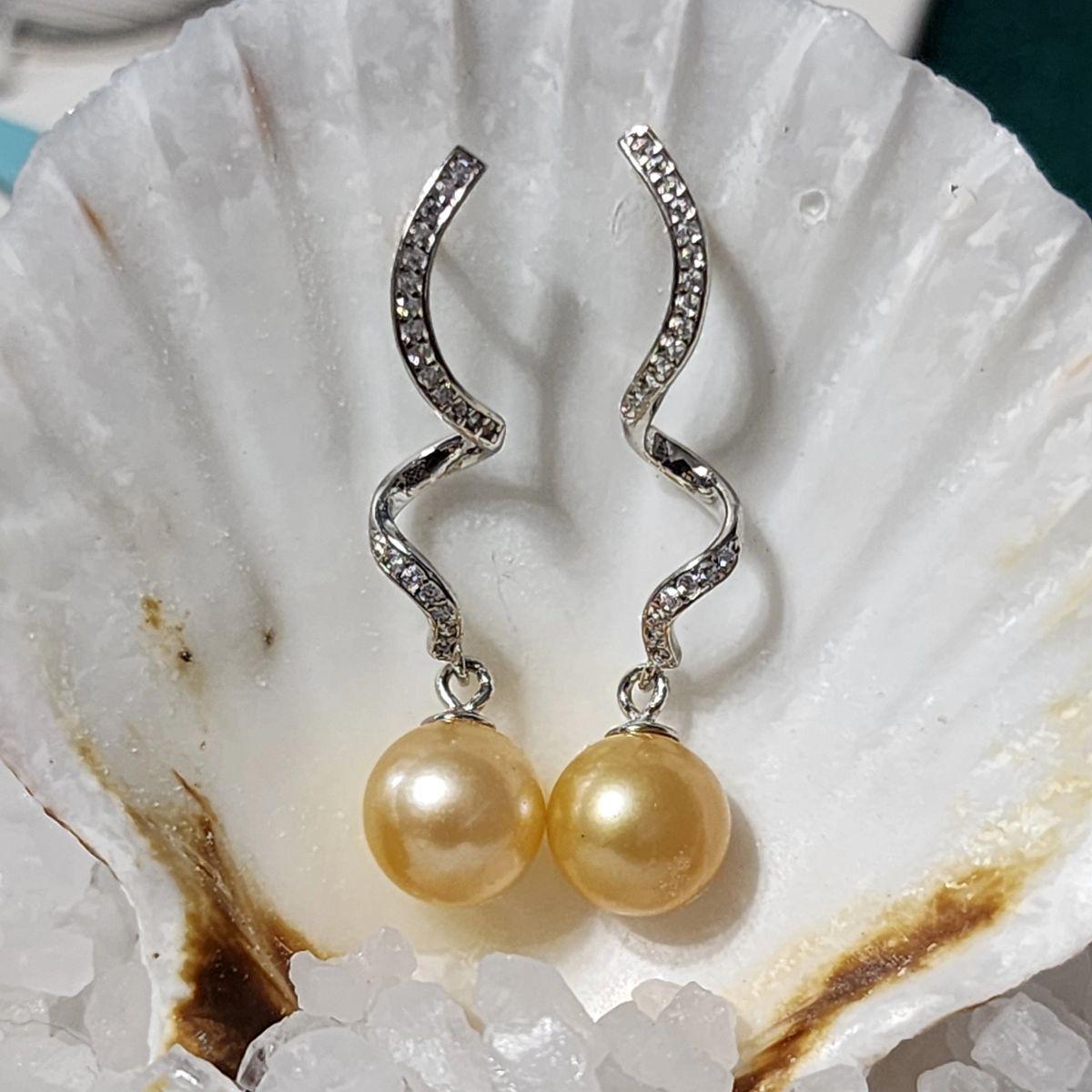 Rhinestone Swirl Earring Settings