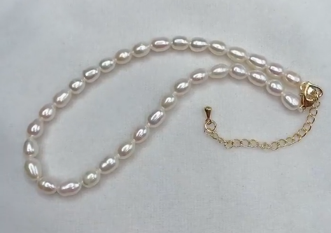 Pre-made Pearl Anklet