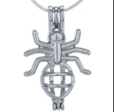 Spider Cage Silver Plated
