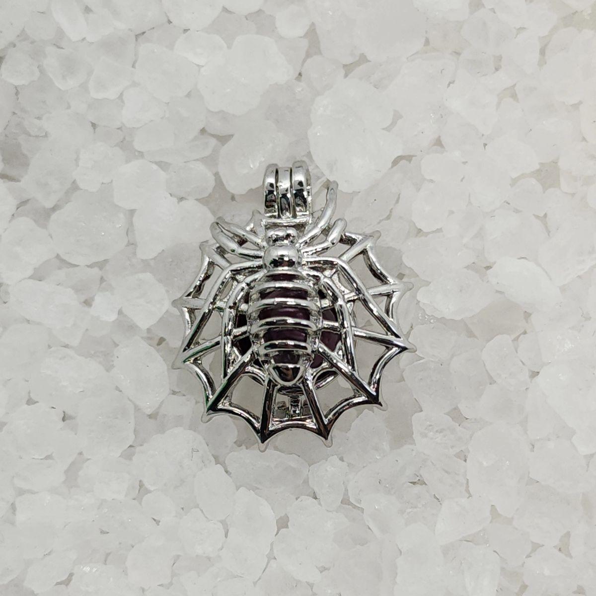 Spider Cage Silver Plated