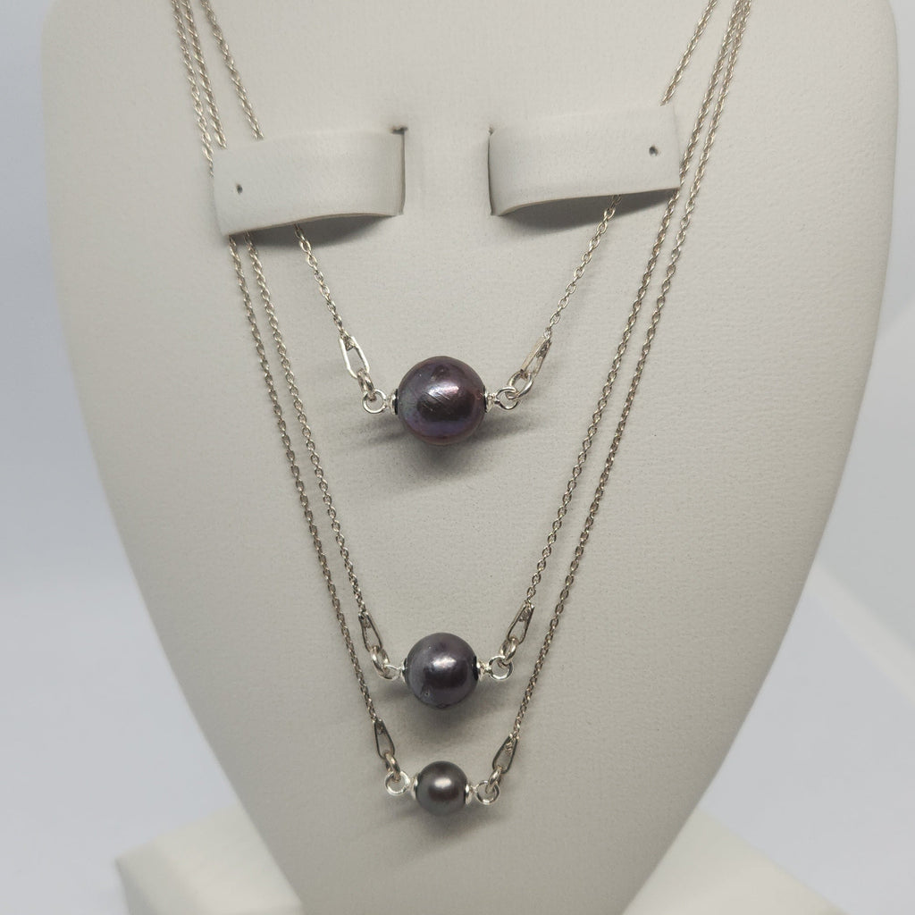 Triple Floating Necklace Setting