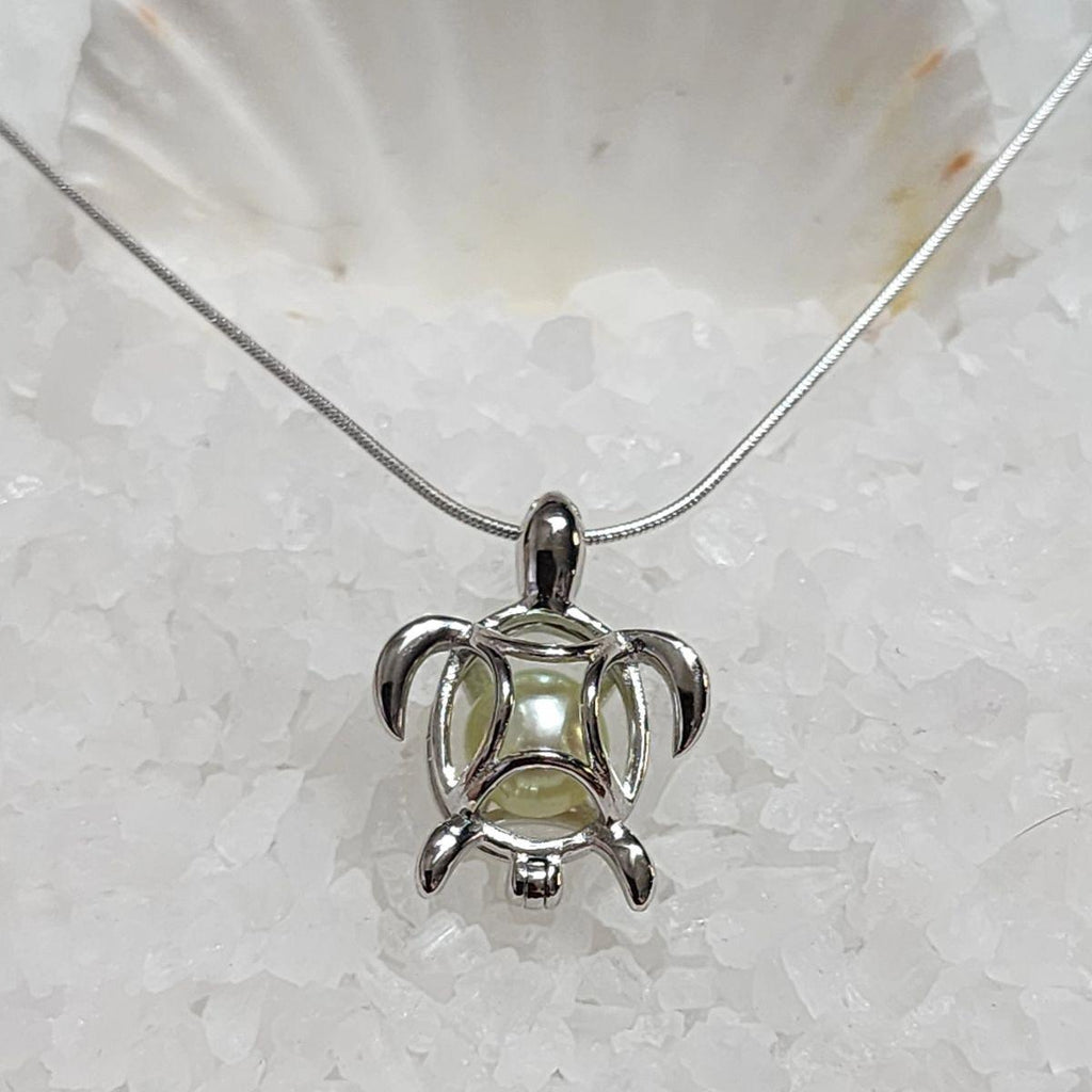 Turtle Cage In Sterling Silver