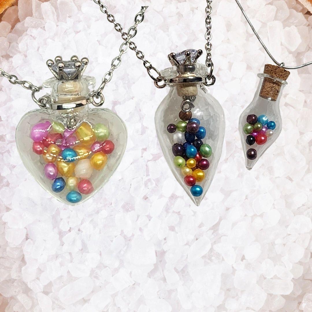 Water Drop Locket Necklace (Pendant+Chain)