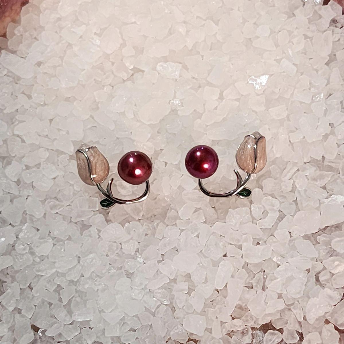 Wrap Around Rose Earring Settings